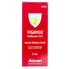 Vigamox ALCON solución oftálmica 0.5% x5 ml