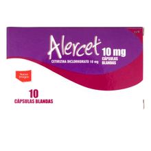 Alercet PROCAPS 10 mg x10 cápsulas blandas