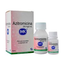 Azitromicina MK suspensión 200mg x15 ml