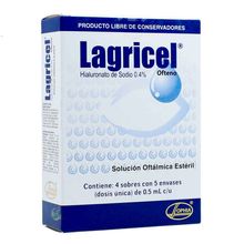 Lagricel SOPHIA oftálmicas x20 ampolletas