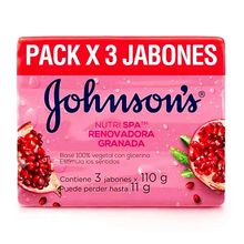 Jabón JOHNSON & JOHNSON granada 3 unds x110 g c/u
