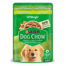 Alimento húmedo para perro DOG CHOW cachorro sabor a pollo x100 g