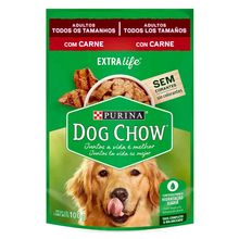 Alimento húmedo para perro DOG CHOW adulto carne x100 g