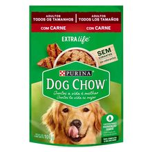 Alimento perro DOG CHOW adulto pouch  carne x100 g