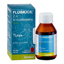 Fluimucil ZAMBON jarabe 2% x120 ml