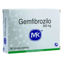 Gemfibrozilo MK 600mg x20 tabletas