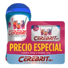 Complemento vitamínico CEREBRIT fresa x330 g + 1 x 50 g precio especial