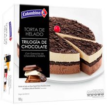Torta helada COLOMBINA trilogía de chocolate x900 g