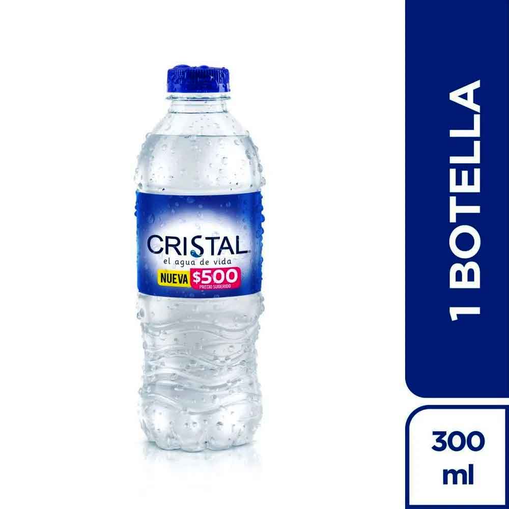Agua Cristal x24 unidades x300Ml c-u - Tiendas Jumbo