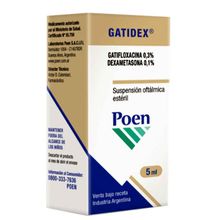 Gatidex POEN suspensión oftálmica 0.3%+0.1% x5 ml