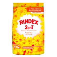 Detergente RINDEX 2 en 1 toque suavizante x1000 g