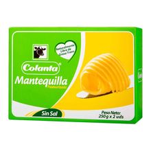 Mantequilla COLANTA sin sal x500 g