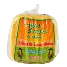 Arepa AREPAS & AREPAS rellena de jamón y queso 4 unds x 400 g