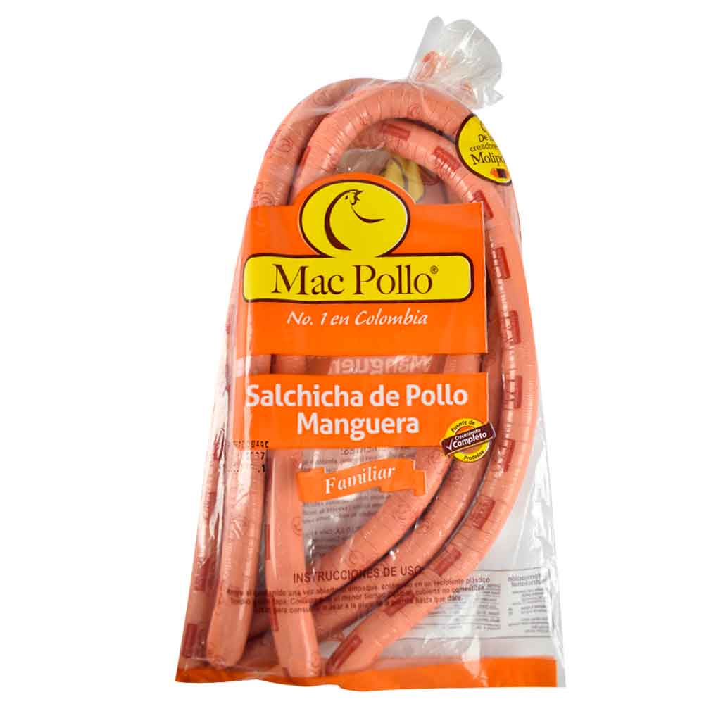 Salchicha Mac Pollo Familiar X500 G