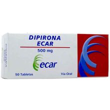 Dipirona ECAR 500mg x50 tabletas