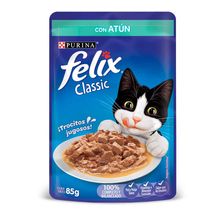 Alimento gato FELIX húmedo classic atún x85 g