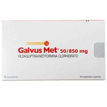 Galvus met NOVARTIS 50 mg/850 mg x28 tabletas