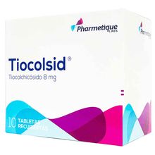Tiocolsid PHARMETIQUE 8mg x10 tabletas