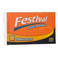 Palillo FESTIVAL redondo punta doble x25 g