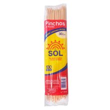 Palillo pincho EL SOL 30 cm x100 unds