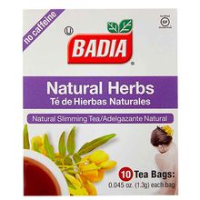 Té hierbas BADIA natural x10 sobres