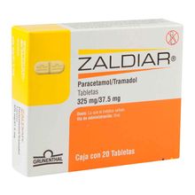 Zaldiar GRUNENTHAL 37.5mg+325mg x20 tabletas