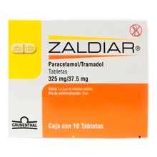 Zaldiar GRUNENTHALl 37.5mg+325mg x10 tabletas