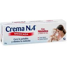 Crema No4 antipañalitis medicada x30 g