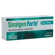 Sinalgen forte GRUNENTHAL 7.5mg/325mg x30 tabletas