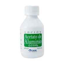 Acetato de aluminio LICOL loción 0.059% x120 ml