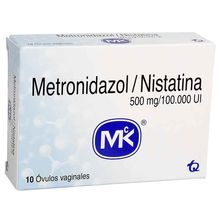 Metronidazol / Nistatina MK óvulos x10 unds