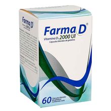 Farma D FARMA 2000UI x60 cápsulas