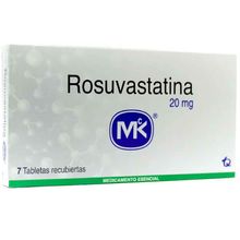 Rosuvastatina MK 20mg x7 tabletas