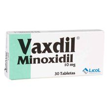 Vaxdil (minoxidil) LICOL 10mg x30 tabletas
