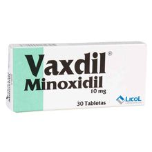 Vaxdil (minoxidil) LICOL 10mg x30 tabletas