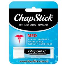 Protector labial CHAPSTICK medicado barra x4 g