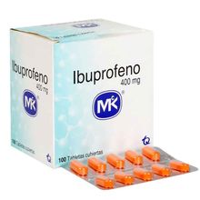 Ibuprofeno MK 400mg x100 tabletas