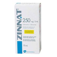 Zinnat GLAXO 250mg x70 ml