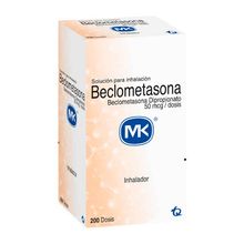 Beclometasona MK inhalador 50mcg x200 dosis