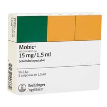 Mobic BOERHINGER 15 mg/1.5 ml x3 ampollas