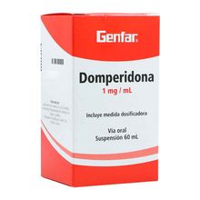 Domperidona GENFAR suspensión 1/mg/ml x60 ml