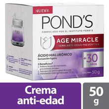 Crema PONDS age miracle acido hialurónico x50 g