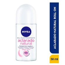 Desodorante NIVEA 50 aclarador natural rollon Frasco
