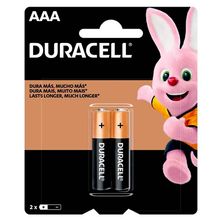 Pila DURACEL aaa x2 unds alkalina