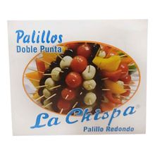 Palillo pasaboca LA CHISPA redondo x125 unds
