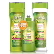 Shampoo MUSS x400 ml + acondicionador alta nutrición x400 ml gratis crema de peinar