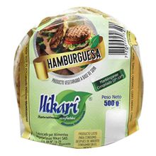 Hamburguesa HIKARI vegetariana base de soya x500 g