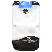 Portacomidas LA CHISPA icopor desechable P3 x20 unds