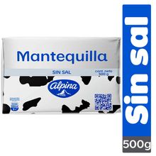 Mantequilla ALPINA sin sal x500 g