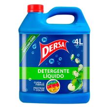 Detergente liquido DERSA manzana x4000 ml